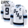 Lasten Pelipaita Utah Hockey Club Fanatics Premium Clayton Keller Vieras Valkoinen